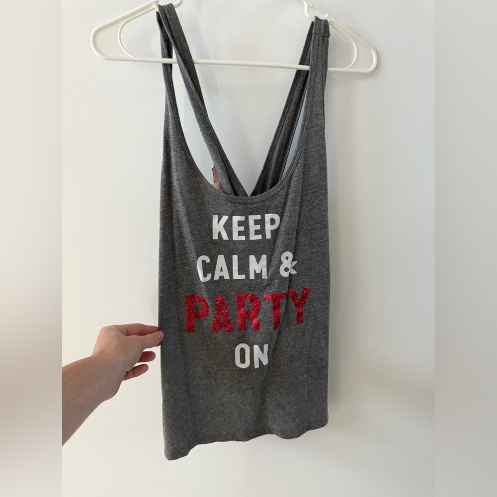 Victoria's Secret Gray Tank sleep Top